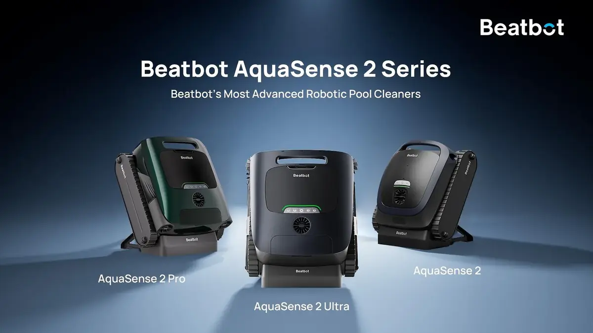 Beatbot AquaSense 2, AquaSense 2 Pro and AquaSense 2 Ultra side by side