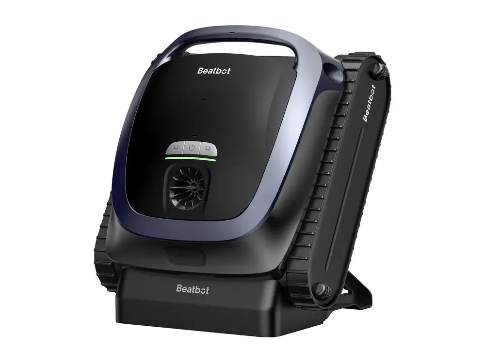Beatbot AquaSense 2 cordless robotic pool cleaner, studio shot on white (Beatbot company image)