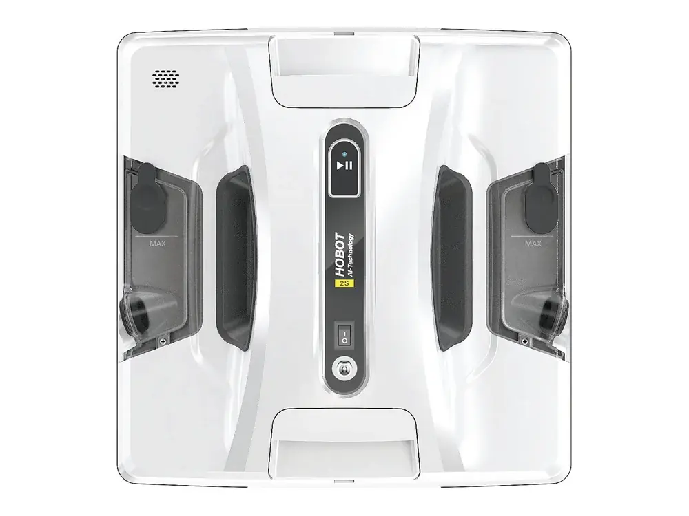 HOBOT-2S window-cleaning robot, studio product shot (HOBOT company image)